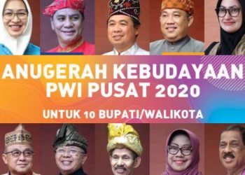 10 Kepala Daerah Muda calon Penerima Anugerah Kebudayaan PWI 2021