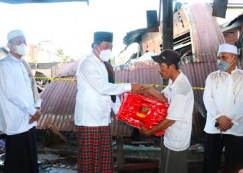 Tinjau Lokasi Kebakaran