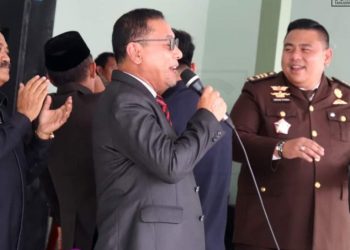 Sekda Tanjab Timur Hadiri HUT TNI