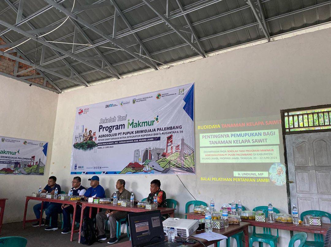 Edukasi Petani Bersama Pusri, PTP Nusantara VI Gelar Sekolah Tani