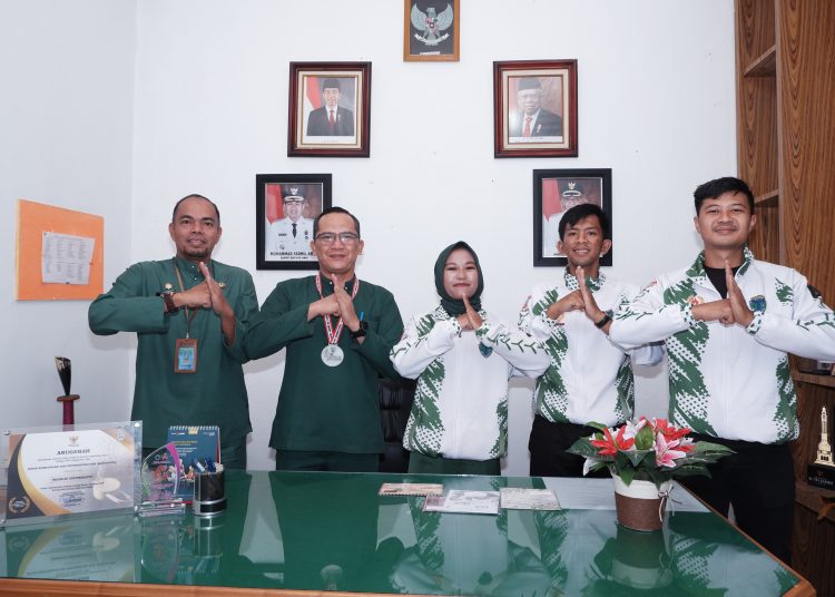 Diskominfo Kabupaten Batang Hari Apresiasi Atlit Wushu Raih 10 Mendali Di Ajang Porprov Jambi Ke-XXIII