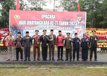 Puncak Peringatan HUT Bhayangkara Ke 77 Pemkab Muaro Jambi