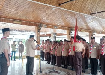 M Fadhil Arief Dikukuhkan Sebagai Ketua Mabincab Gerakan Pramuka Batanghari