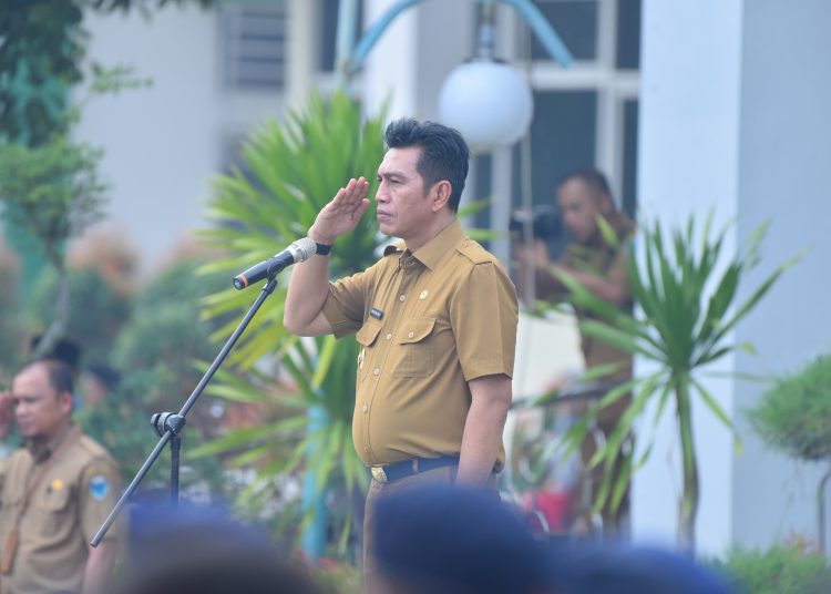 Bupati Fadhil Arief Gelar Apel Gabungan Menuju Batanghari Tangguh 2024