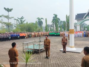 Bupati Fadhil Arief Gelar Apel Gabungan Menuju Batanghari Tangguh 2024