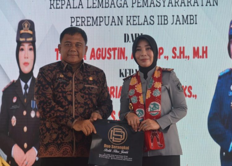 Sekda Ma.Jambi Hadiri Sertijab dan Pisah sambut Kepala LP Perempuan Kelas ll B Jambi