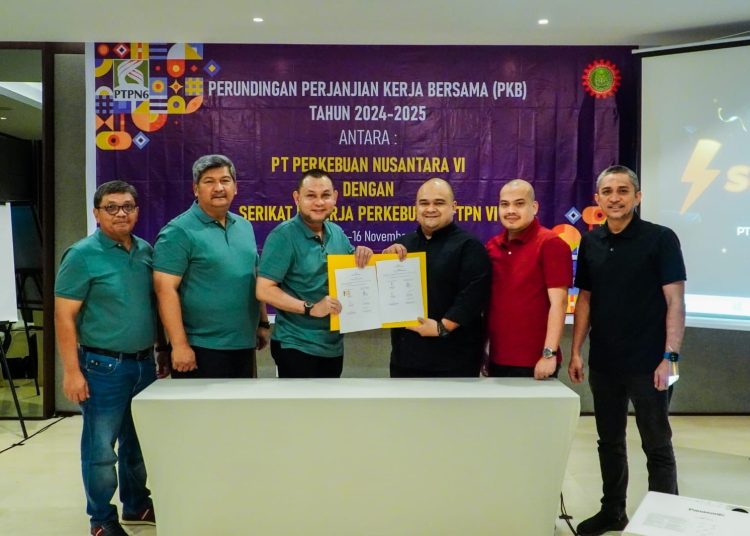 PTPN 6 dan SPBUN Sepakat Sejahterakan Karyawan