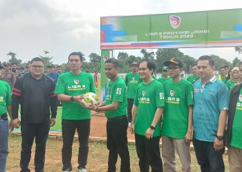 Bupati Batanghari Buka Liga 3 Asprov Jambi Tahun 2023