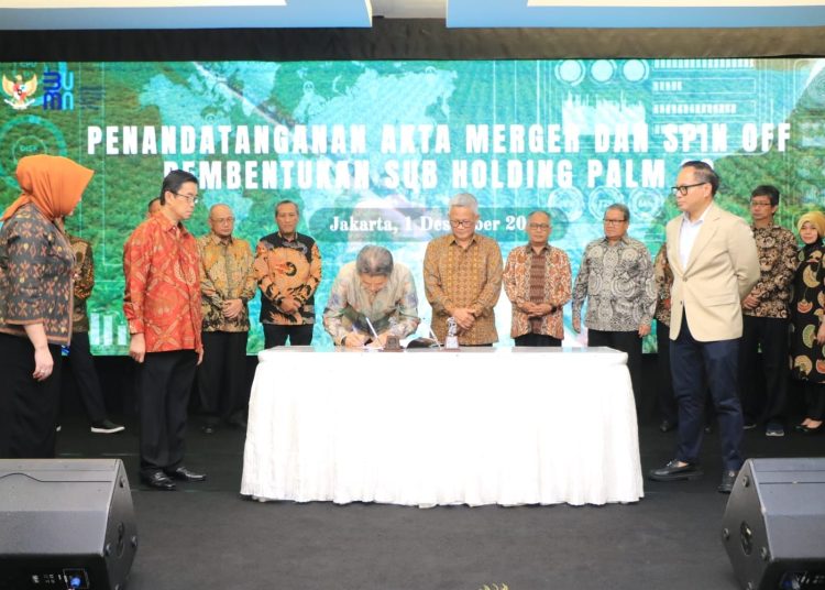 SUB-HOLDING PALMCO DAN SUPPORTINGCO RESMI TERBENTUK