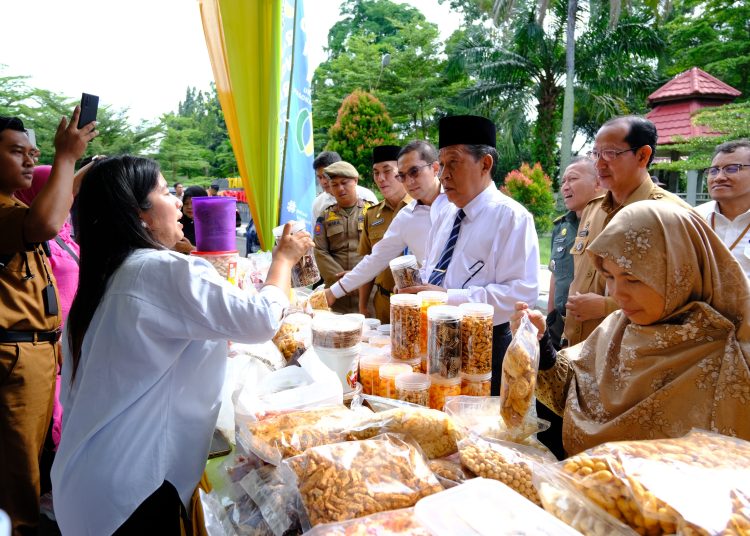 Wagub ketika meninjau harga