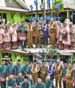 Ketika berfose sejenak dengan Wakil Bupati dan Wakil Gubernur Jambi
