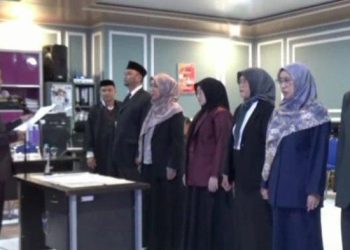 Enam Pejabat Fungsional Inspektorat Tanjabtimur Dilantik