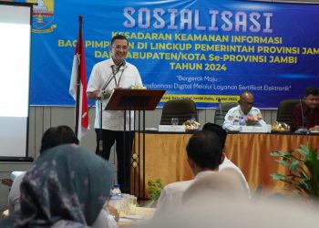 Diskominfo Provinsi Jambi Gelar Sosialisasi Kesadaran Keamanan Informasi Bagi Pimpinan