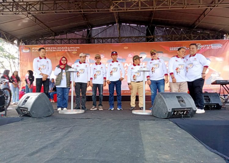 Komisi Pemilihan Umum (KPU) Kabupaten Merangin gelar launching pemilihan serentak tahun 2024