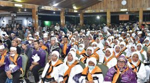 Bupati Batang Hari Muhammad Fadhil Arief menyampaikan semua pengalaman selama pelaksanaan Ibadah Haji dan kembali ke tanah air ini di jadikan pengalaman yang sangat berharga