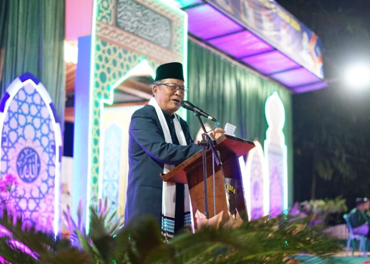 Wakil Gubernur Jambi Drs. H. Abdullah Sani, M.Pd.I mengapresiasi kemeriahan Musabaqoh Tilawatil Qur’an ke-XVI Tingkat Kecamatan Muara Papalik Kabupaten Tanjung Jabung Barat