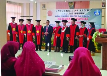 Sidang Promosi Doktor Ilmu Hukum Dr Muhammad Syayuti SH, M.Kn