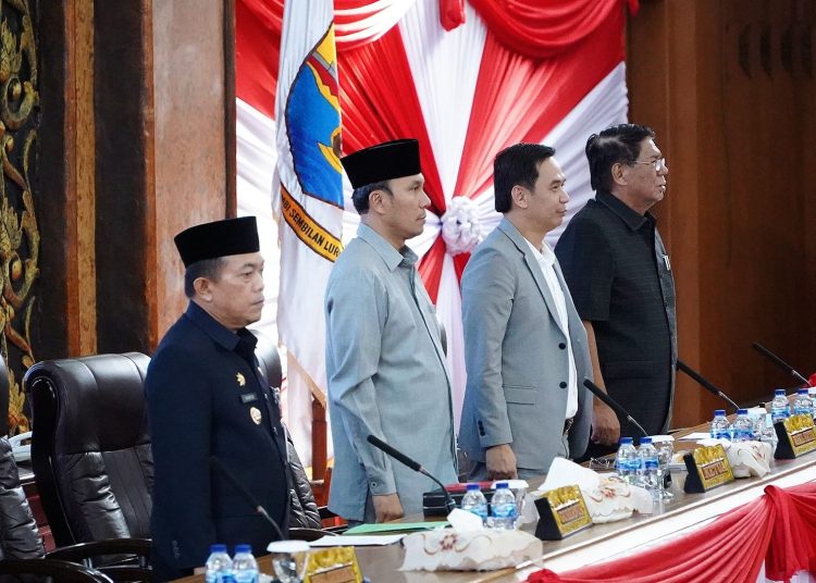 Saya atas nama segenap jajaran Pemerintah Provinsi Jambi mengucapkan terima kasih atas penyampaian laporan Badan Anggaran