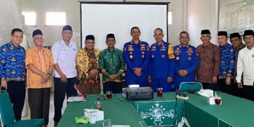 H. M Iskandar Nasution sangat menyambut baik kehadiran Dirpolairud Polda Jambi Kombes Pol Agus Tri Waluyo, S.I.K, M.H beserta rombongan di kantor PWNU Provinsi Jambi