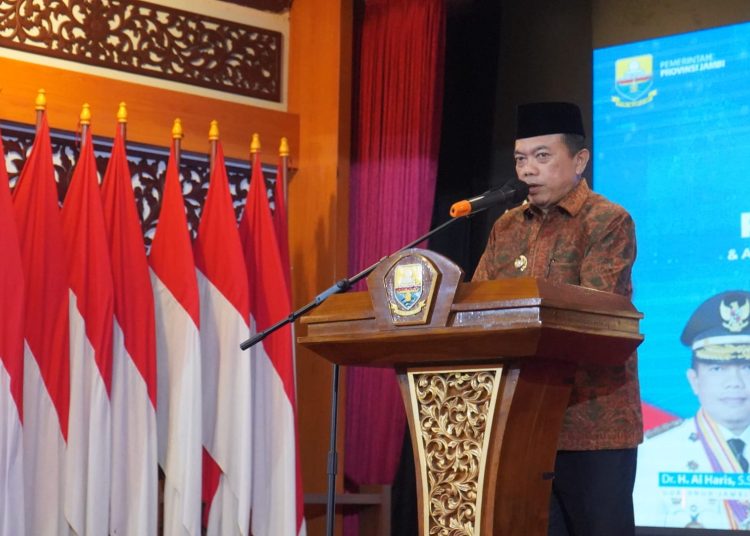 Gubernur Jambi Dr. H. Al Haris, S.Sos, MH berharap pensiunan pegawai Pemerintah Provinsi (Pemprov) Jambi dapat menjalani masa pensiun dengan semangat baru