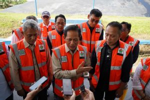 Direktur Utama PTPN IV PalmCo Jatmiko K Santosa menyampaikan terima kasih kepada Menteri Hanif karena telah menyempatkan diri berkunjung ke PLTBg Pagar Merbau