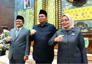 Ketua DPRD Kota Jambi, Kemas Farid Alfarelly, secara resmi mengumumkan penetapan Dr. Maulana sebagai Wali Kota Jambi dan pasangannya sebagai Wakil Wali Kota Jambi