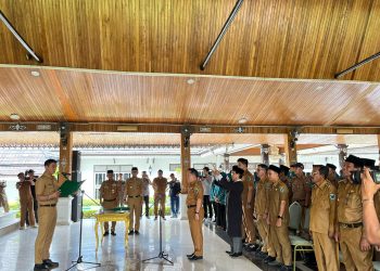 Bupati Batanghari Muhammad Fadhil Arief resmi melantik Pejabat Sekretaris Daerah (Sekda) Kabupaten Batanghari Mula P Rambe