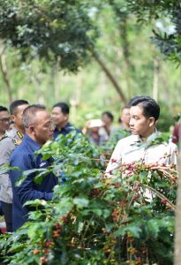 Wapres sempat mencicipi Kopi Ijen yang disajikan tanpa gula atas rekomendasi Gubernur Jawa Timur, Khofifah Indar Parawansa