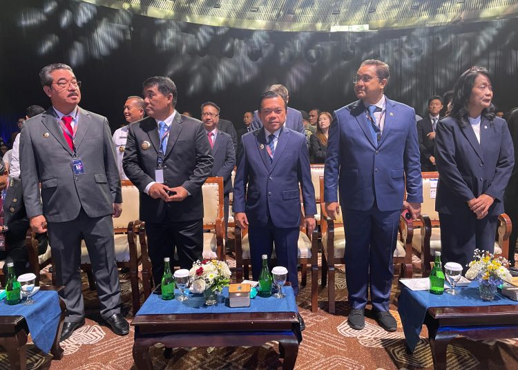 Gubernur Al Haris menyampaikan bahwa kehadirannya merupakan bentuk dukungan terhadap upaya pemerintah pusat, khususnya Kementerian Koordinator Bidang Infrastruktur, dalam membangun infrastruktur nasional yang tangguh dan berkelanjutan