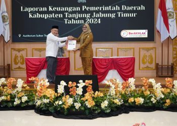 Untuk kedelapan kalinya BPK RI memberikan opini Wajar Tanpa Pengecualian (WTP) atas kinerja pengelolan keuangan Pemkab Tanjung Jabung Timur