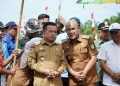 Gubernur Al Haris juga memberikan apresiasi kepada masyarakat Jujuhan Ilir yang tetap mempertahankan lahan sawah ditengah gencarnya ekspansi kebun kelapa sawit