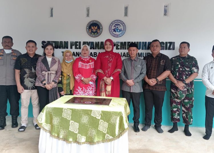 Peresmian dan launching operasional Satuan Pelayanan Pemenuhan Gizi (SPPG) Talang Babat, Kecamatan Muarasabak Barat, dilakukan langsung oleh Bupati Dillah Hikmah Sari dan Wakil Bupati Muslimin Tanja