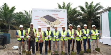 Peletakan batu pertama pabrik CBG di Pabrik Kelapa Sawit (PKS) Tinjowan, Simalungun, berlangsung pada akhir pekan lalu