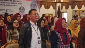 Hj. Hesti Haris juga mendorong Dekranasda di seluruh kabupaten/kota untuk menyusun rencana program bersama