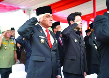 Junaidi H. Mahir menyampaikan ucapan selamat HUT TNI ke-80 kepada para prajurit TNI, khususnya yang bertugas di Kabupaten Muaro Jambi