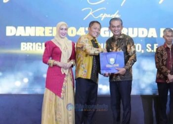 Wabup Jun Mahir menyampaikan apresiasi dan penghargaan setinggi-tingginya kepada Brigjen TNI Heri Purwanto