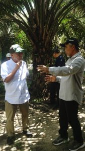 Setelah mengetahui kelebihan dan kekurangan dalam pencapaian target produksi, tim langsung turun ke Kebun Tanjung Lebar di kecamatan Bahar Utara kabupaten Muaro Jambi