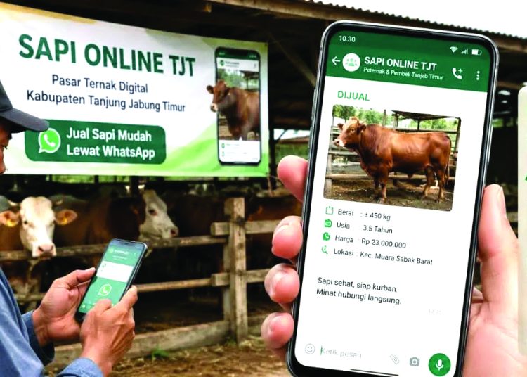 Sekretaris Dinas Perkebunan dan Peternakan Tanjabtim, Sapura, menjelaskan bahwa grup ini berfungsi sebagai jembatan komunikasi langsung antara produsen (peternak) dan konsumen (pembeli)