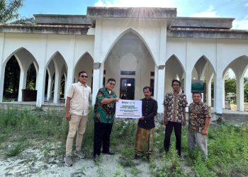 Pengurus masjid Baiturrahman, H Nurhamid, menyampaikan apresiasi dan rasa terima kasih atas perhatian yang diberikan PTPN IV Kebun Bunut