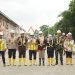 Dalam peninjauan tersebut, rombongan melihat secara langsung perkembangan pembangunan gedung sekolah, ruang belajar, asrama, serta berbagai fasilitas penunjang yang saat ini memasuki tahap penyelesaian