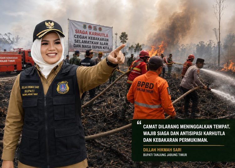 Saya minta seluruh camat tidak meninggalkan tempat. Tetap siaga, lakukan langkah-langkah antisipasi sejak dini. Jangan menunggu kebakaran terjadi baru bergerak