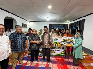 Kepala SD Negeri 03 Gunuang Malintang, Ratna Gusti, S.Pd., menyampaikan rasa syukur dan apresiasinya atas perhatian PTPN IV Regional IV terhadap kebutuhan sekolah