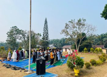 Salat Istisqa’ di Unit Kebun Batanghari dilaksanakan di lapangan Kantor Unit Kebun Batanghari sekitar pukul 08.00 WIB