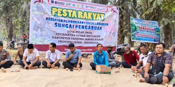 Unit Kebun Bukit Kausar PT Perkebunan Nusantara (PTPN) IV Regional IV Jambi-Sumbar membuat hajatan besar panen ikan dengan membuka Lubuk Larangan